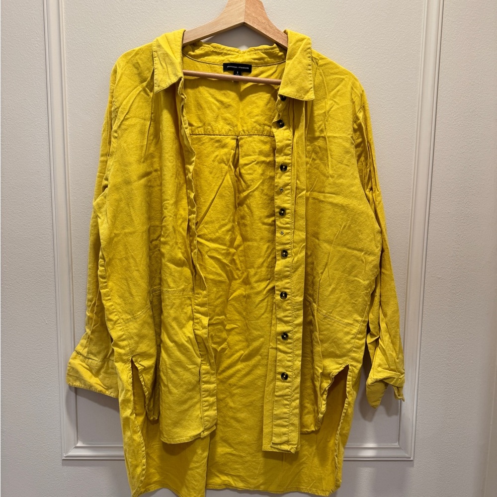 Universal Standard Bright Yellow Shirt